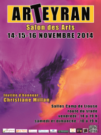 Salon ArTeyran, 1ère édition, du 14 au 16 novembre 2014